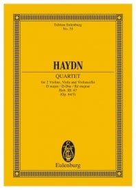 Haydn: String Quartet D major, Lerchen Opus 64/5 Hob. III: 63 (Study Score) published by Eulenburg